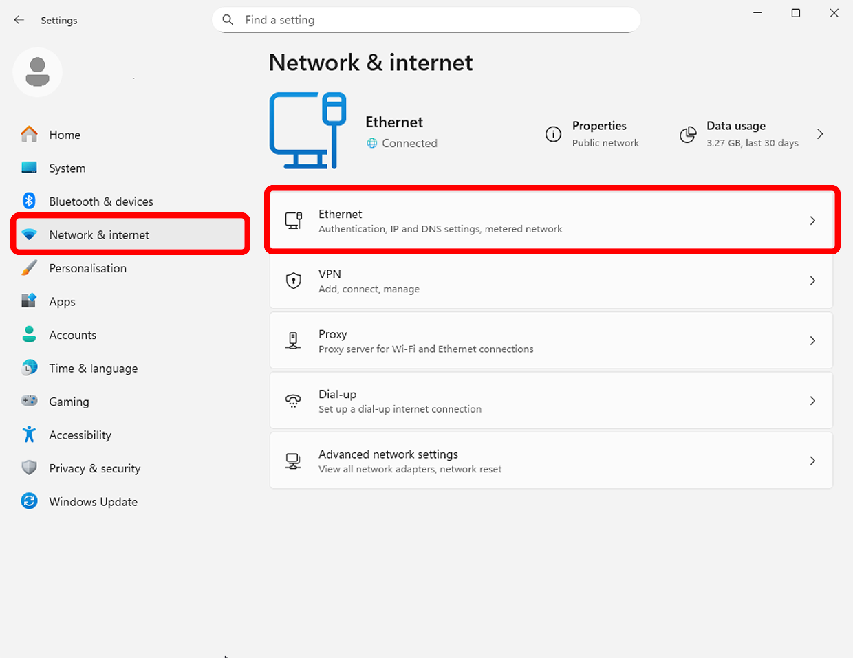 Windows DNS Settings